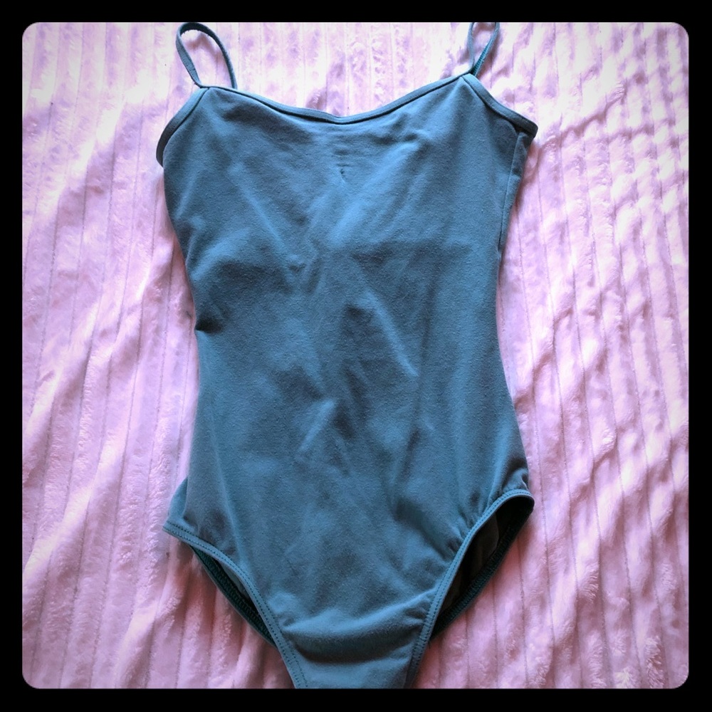 Baltogs Teal Camisole Leotard